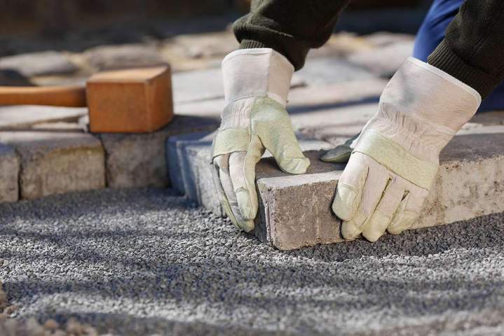 Pose de pavés Les Landes